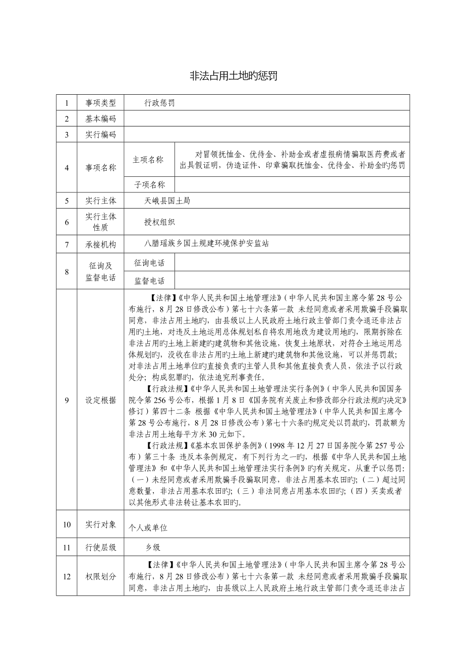 非法占用土地的处罚_第1页