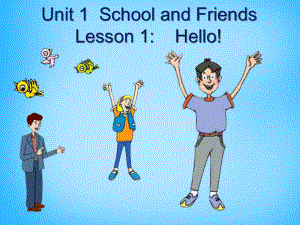 冀教初中英語(yǔ)七上《Lesson 1 Hello!》PPT課件 (5)