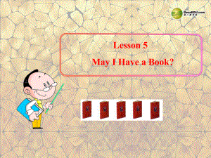 冀教初中英語七上《Lesson 5 May I Have a Book》PPT課件 (2)