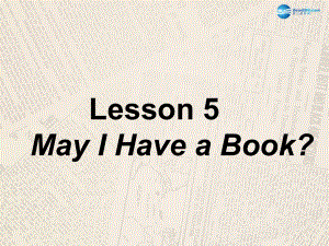 冀教初中英語(yǔ)七上《Lesson 5 May I Have a Book》PPT課件 (3)