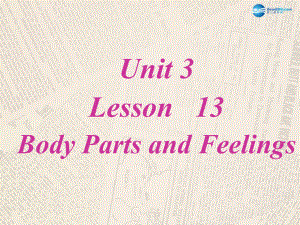 冀教初中英語(yǔ)七上《Lesson 13 Body Parts》PPT課件 (5)