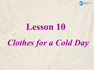 冀教初中英語七上《Lesson 10 Clothes for aa Cold Day》PPT課件 (4)