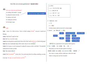 九年級(jí)全一冊(cè)Unit 1 How can we become good learners知識(shí)點(diǎn)筆記