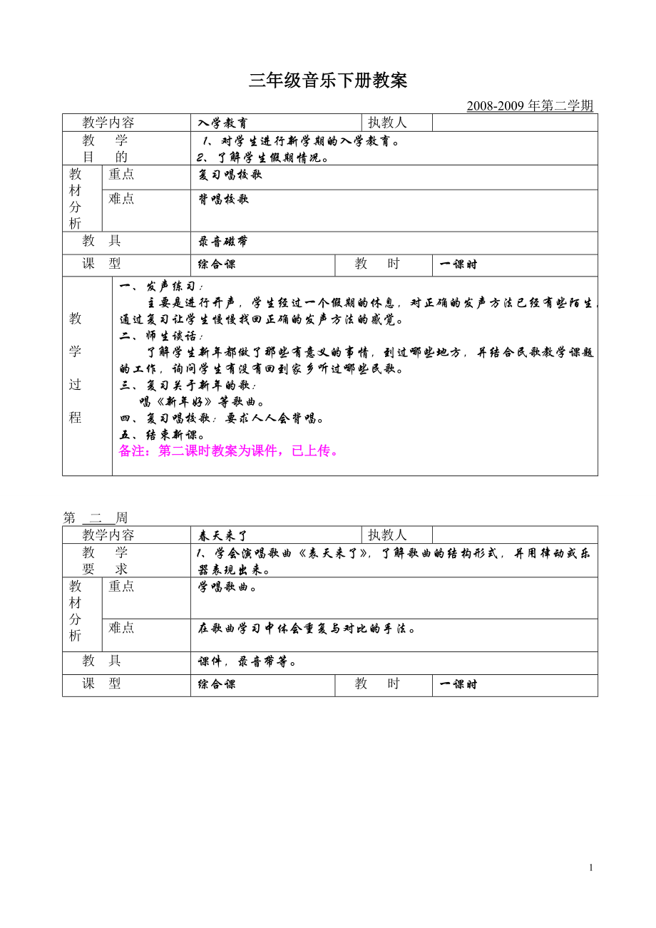 三年級(jí)音樂(lè) 下冊(cè)_第1頁(yè)