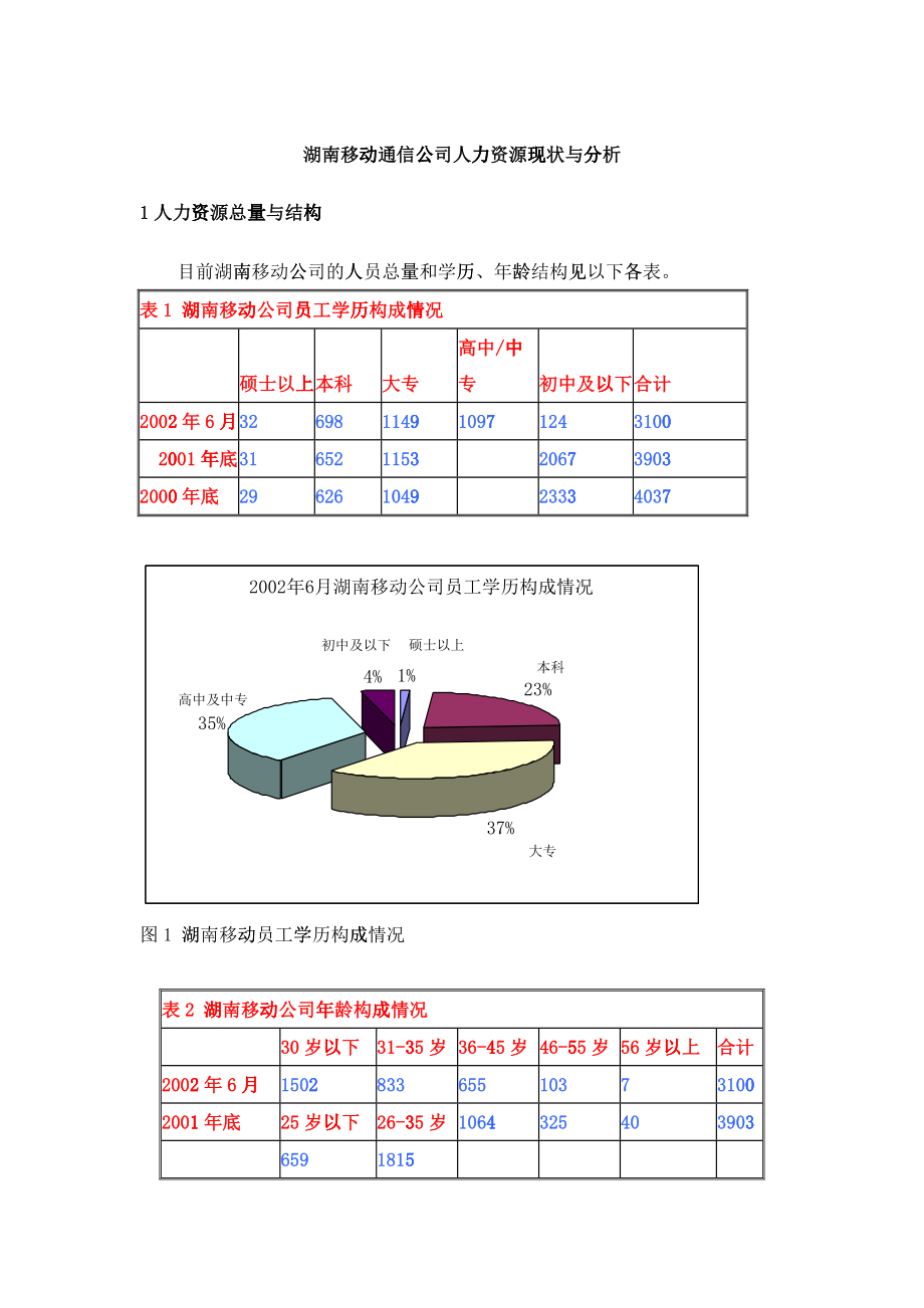 某公司人力资源现状分析_第1页