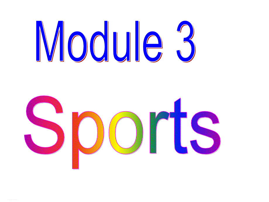 外研版英语八年级上册教学ppt课件：Module3SportsUnit3Languageinuse_第1页