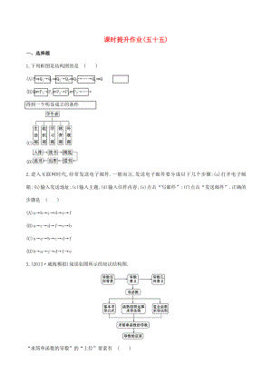 2014屆高考數(shù)學(xué)總復(fù)習(xí) 課時(shí)提升作業(yè)(五十五) 第九章 第二節(jié) 文