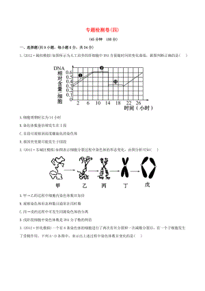 2013高考生物 模擬沖刺16天 3.1細(xì)胞增殖和受精作用