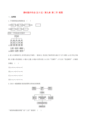 2014屆高三數(shù)學(xué)總復(fù)習(xí) 課時提升作業(yè)(五十五) 第九章 第二節(jié) 框圖 文