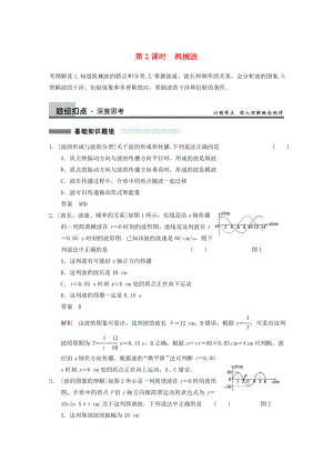 2014年高考物理復(fù)習(xí) 第12章 第2課時(shí) 機(jī)械波訓(xùn)練題 新人教版