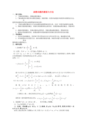 2013高考數(shù)學(xué) 解題方法攻略 函數(shù) 理