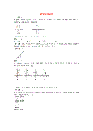 （廣東專用）2013高考數(shù)學(xué)總復(fù)習(xí)第七章第一節(jié) 課時跟蹤訓(xùn)練 理