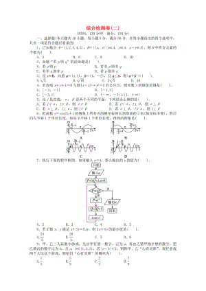 安徽省2013年高考數(shù)學(xué)第二輪復(fù)習(xí) 綜合檢測(cè)卷(二) 文