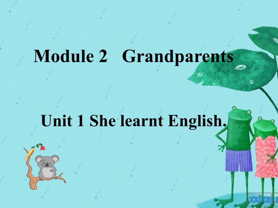 外研版小学英语五年级下册She-learnt-English公开课ppt课件_第1页