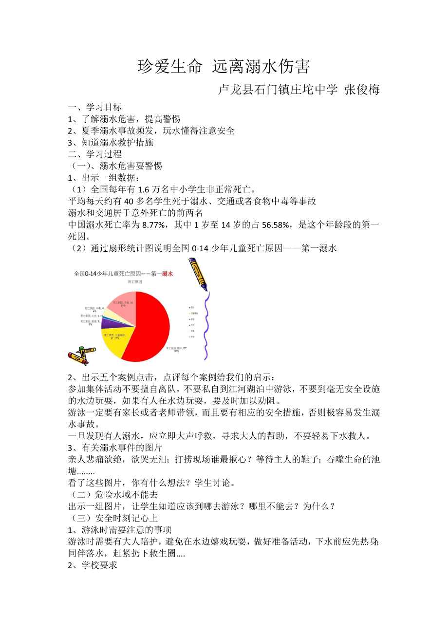 珍爱生命 远离溺水伤害_第1页