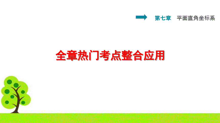 人教版七年级下册全章热门考点整合应用课件_第1页