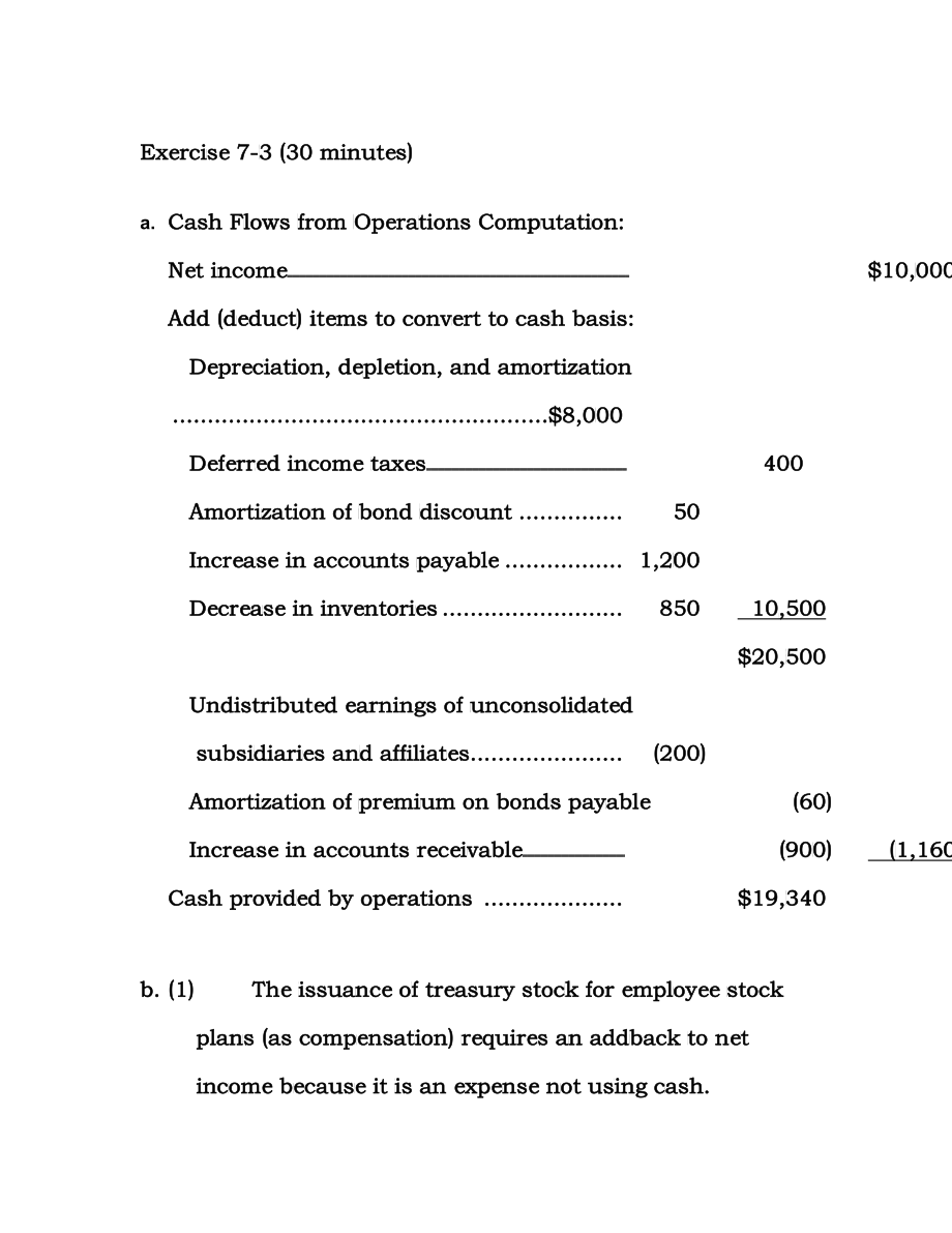 财务报表分析 第十版 第七章 答案部分_第1页