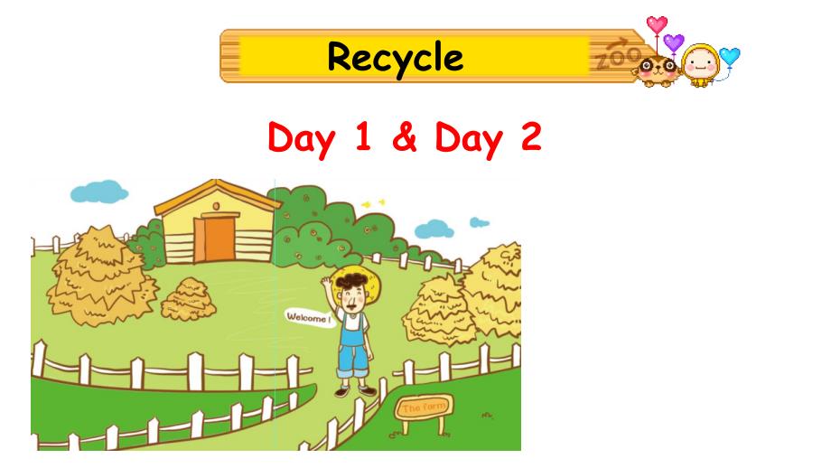 PEP六年级英语下册RecycleDay1Day2课件_第1页