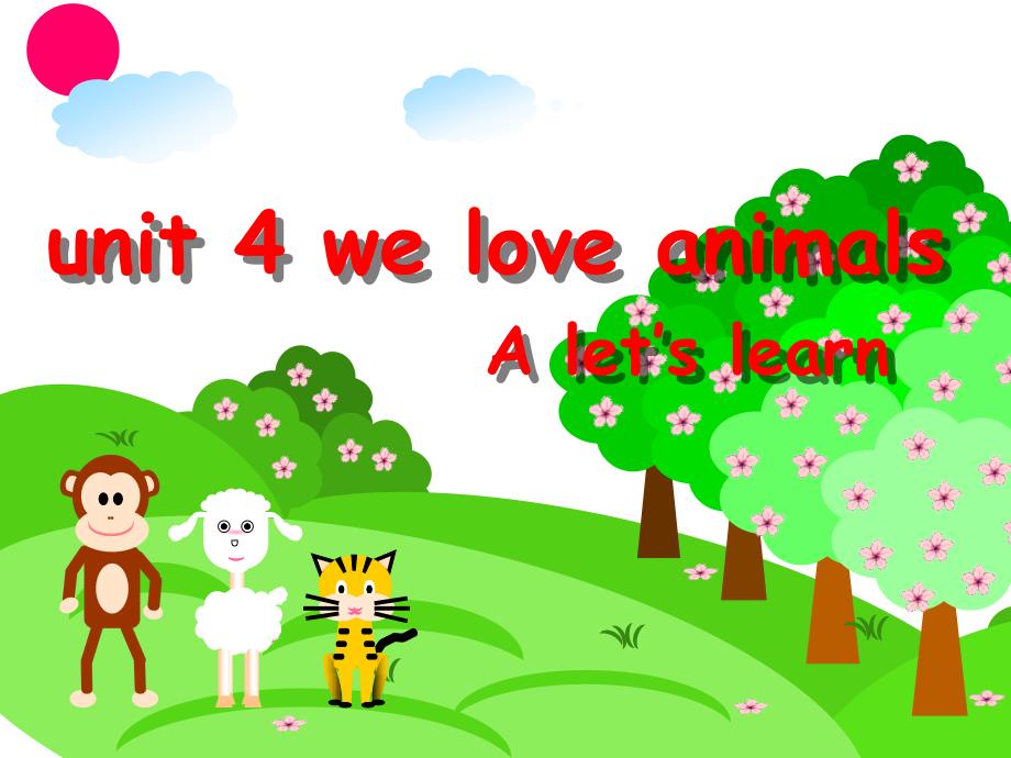 pep人教版小学英语三起点三年级上册《Unit4WeLoveAnimals》课件_第1页