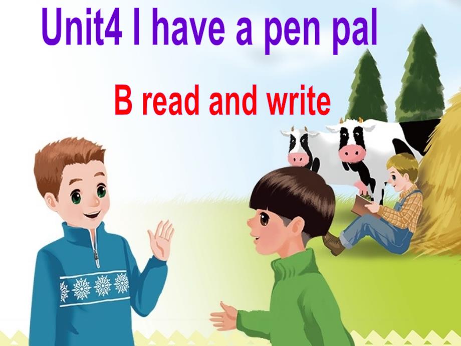 PEP小学英语六年级上册Unit4IhaveapenpalBreadandwrite课件_第1页