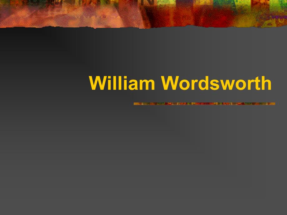 WilliamWordsworth_第1页