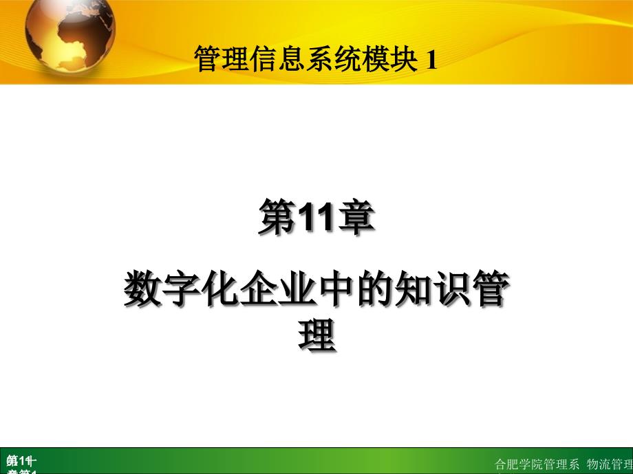 第11章_数字化企业中的知识管理15383_第1页