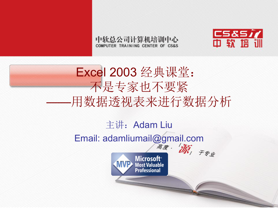 04专题：Microsoft_Excel_2003用数据透视表进行数据分析_第1页