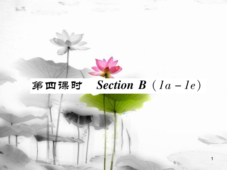 八年級英語上冊 Unit 6 I'm going to study computer science（第4課時）Section B（1a-1e）同步作業(yè)課件 （新版）人教新目標(biāo)版_第1頁