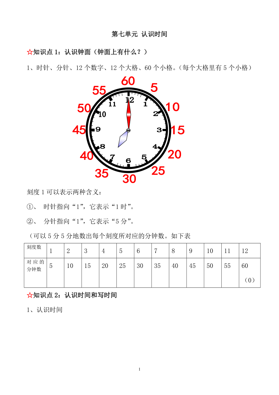 第七單元 認識時間2_第1頁