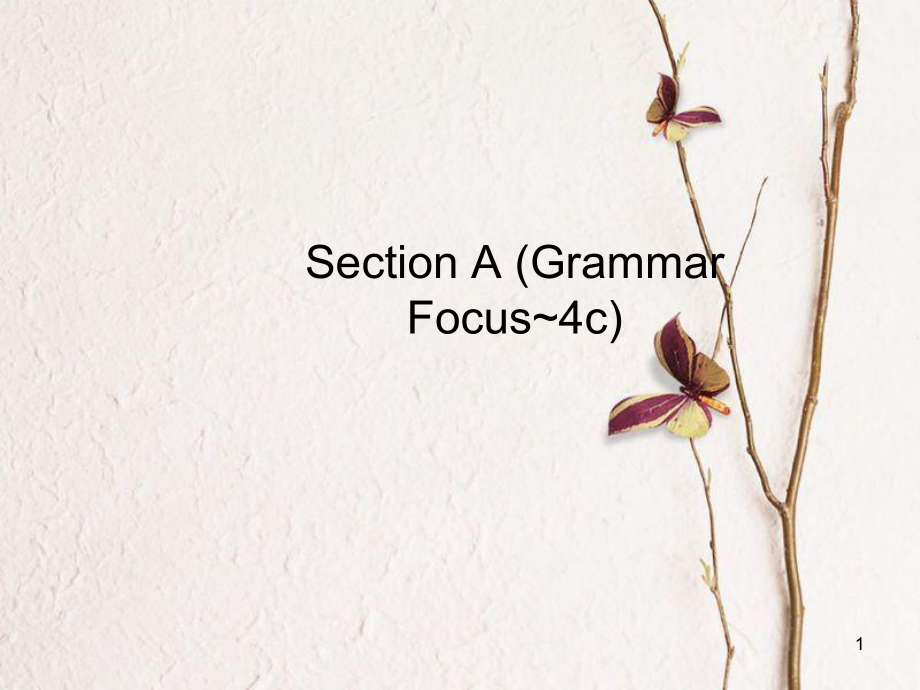 八年級(jí)英語(yǔ)下冊(cè) Unit 8 Have you read Treasure Island yet Section A（Grammar Focus-4c）課件 （新版）人教新目標(biāo)版_第1頁(yè)