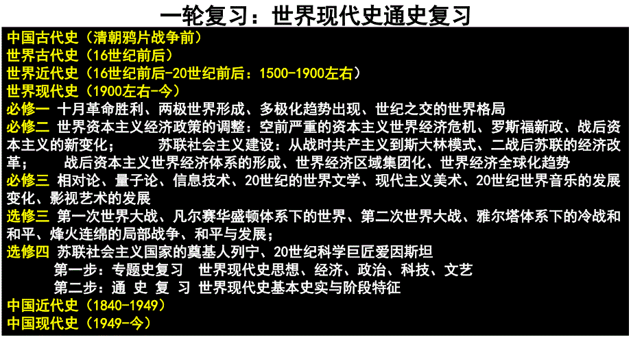 高考历史世界现代史通史二战后资本主义的新变化(19张)课件_第1页