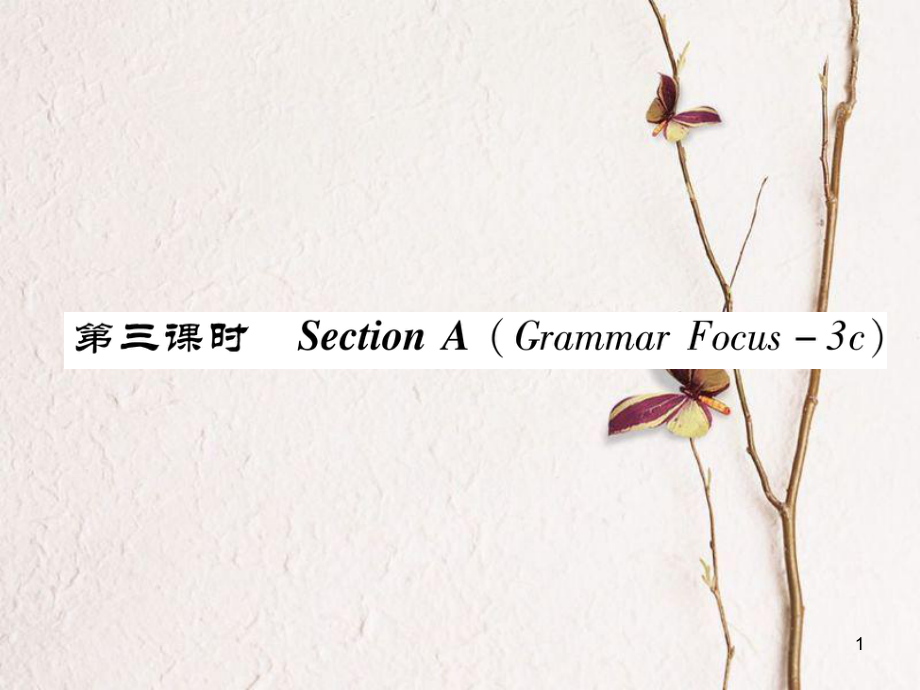 八年級(jí)英語上冊 Unit 9 Can you come to my party（第3課時(shí)）Section A（Grammar Focus-3c）同步作業(yè)課件 （新版）人教新目標(biāo)版_第1頁