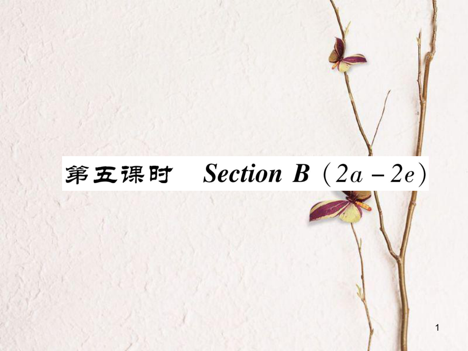 八年級英語上冊 Unit 6 I'm going to study computer science（第5課時）Section B（2a-2e）同步作業(yè)課件 （新版）人教新目標版_第1頁