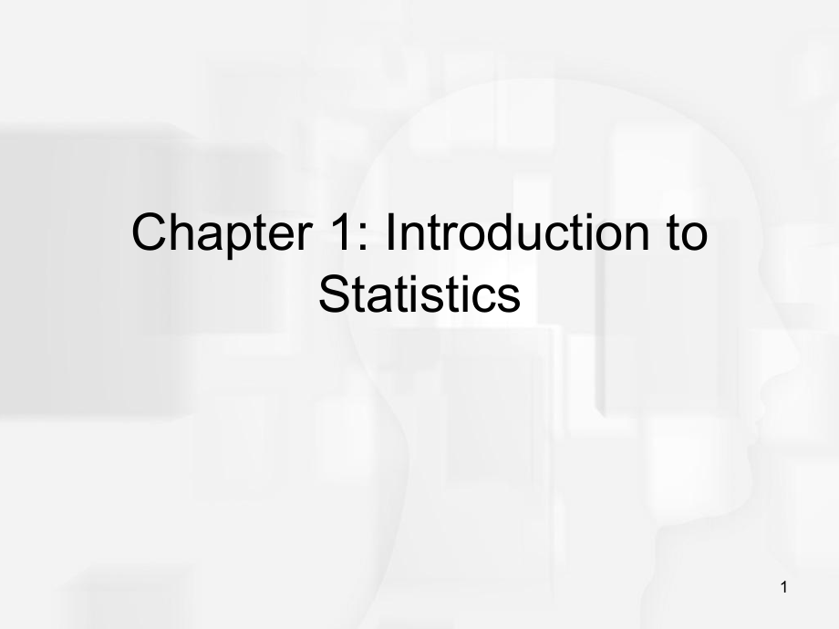 心理统计学英文课件：L1 Introduction to Statistics_第1页