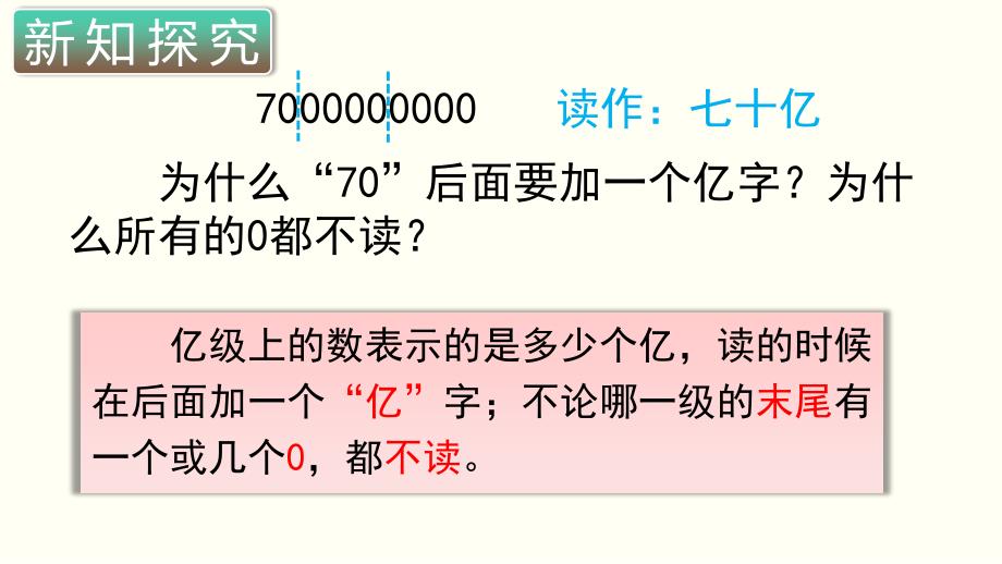 小学数学四年级上册教学课件1单元9课时亿以上数的认识及读法_第1页