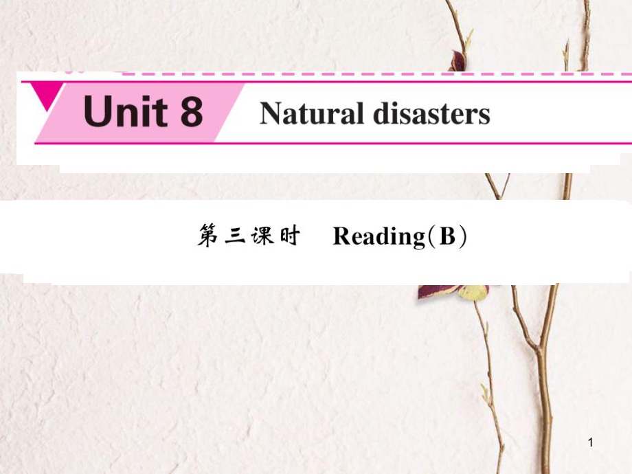 八年級(jí)英語上冊(cè) Unit 8 Natural disasters（第3課時(shí)）課件 （新版）牛津版[共4頁]_第1頁