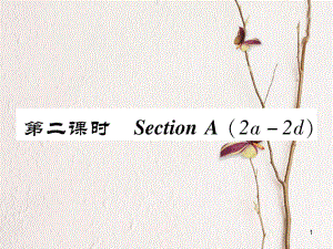 八年級(jí)英語上冊(cè) Unit 8 How do you make a banana milk shake（第2課時(shí)）Section A（2a-2d）同步作業(yè)課件 （新版）人教新目標(biāo)版