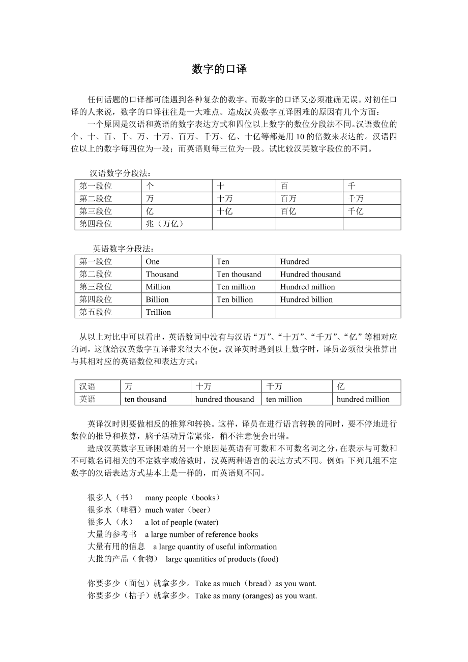 英语中的数字表达_第1页