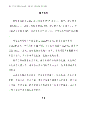 桂东县关于成立革命老区振兴发展服务公司分析报告