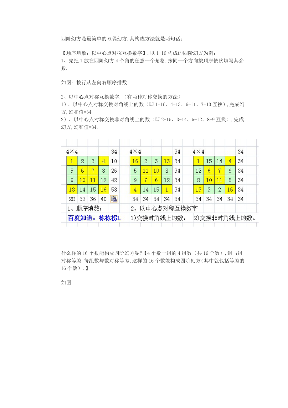 四阶幻方解法_第1页